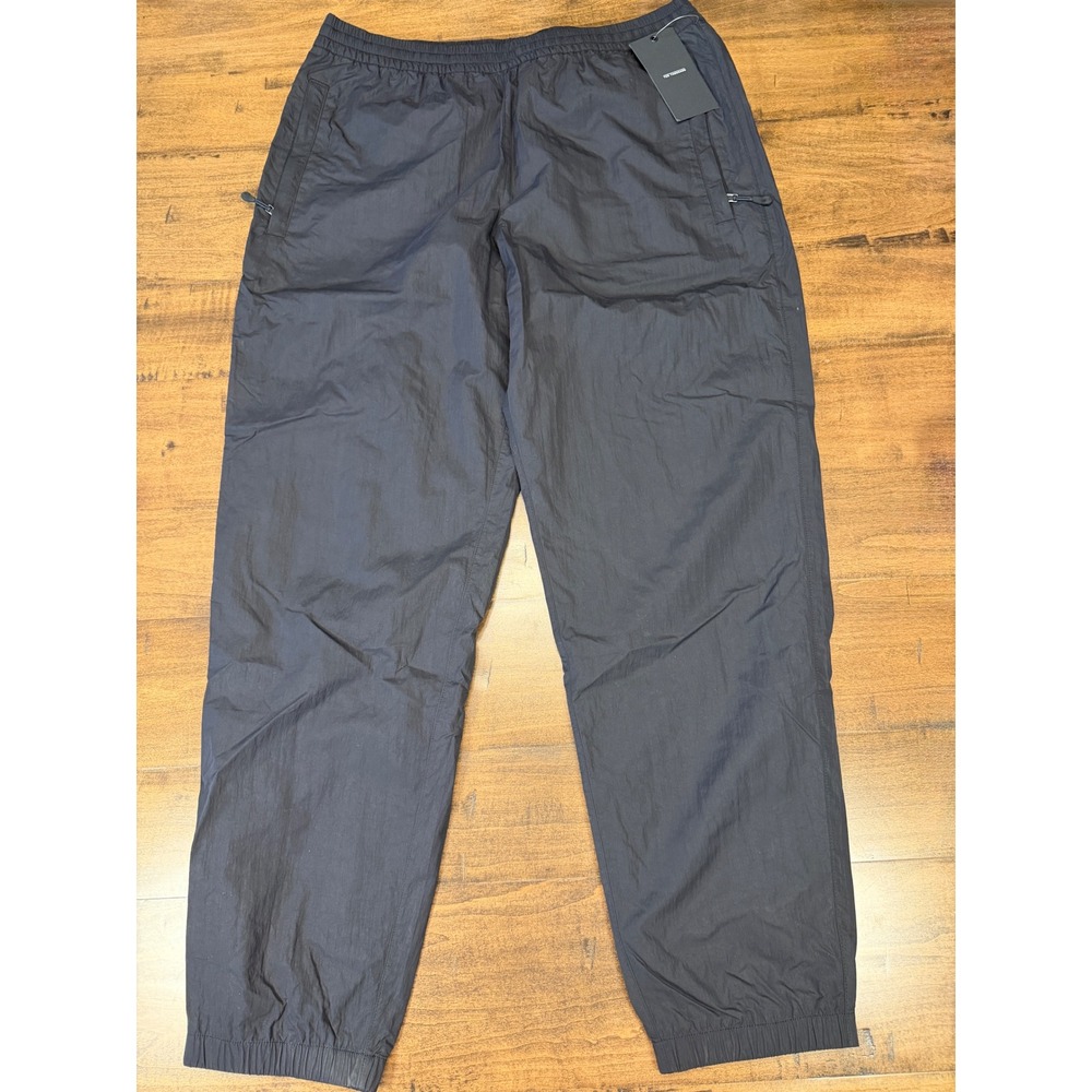 Ten Thousand Mens Nylon Jogger Pant Black Recycled Mesh Lined Size M NWT